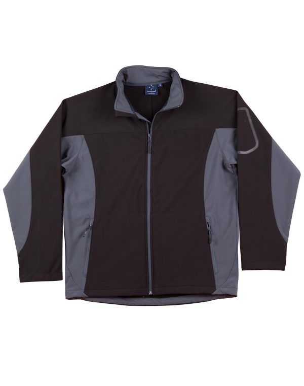 Men???s Contrast Softshell Jacket - Image 4