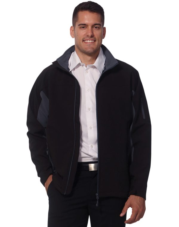 Men???s Contrast Softshell Jacket - Image 2