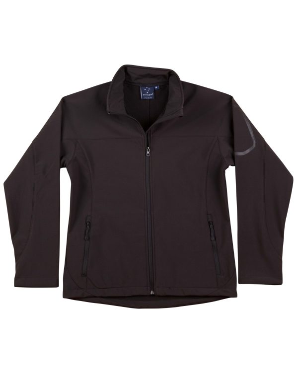 Ladies??? Contrast Softshell Jacket - Image 3