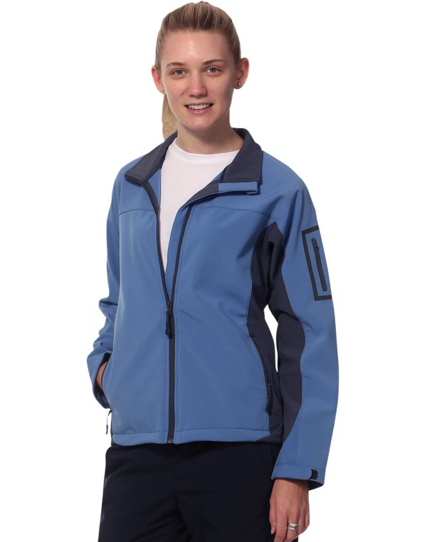 Ladies??? Contrast Softshell Jacket - Image 2