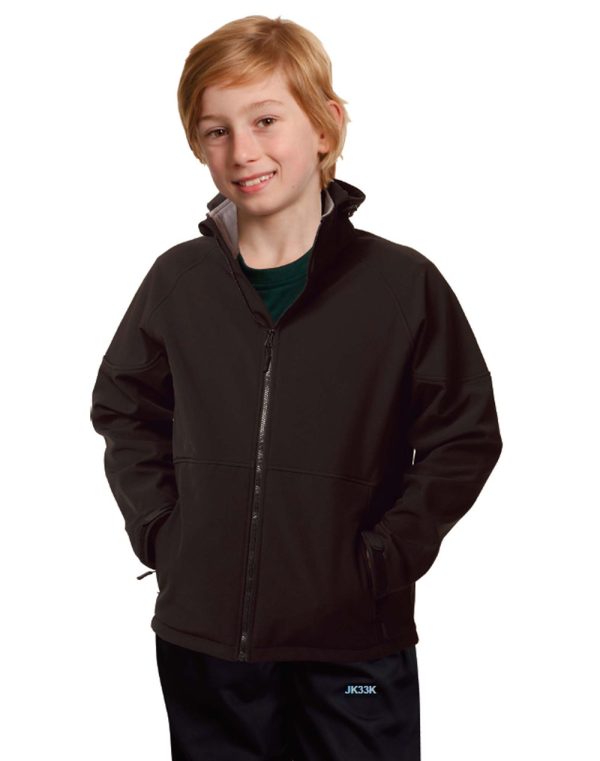 Kids' Softshell Full Zip Hoodie