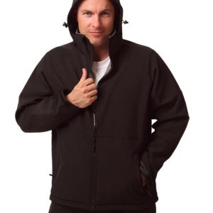 Men???s Softshell Full Zip Hoodie