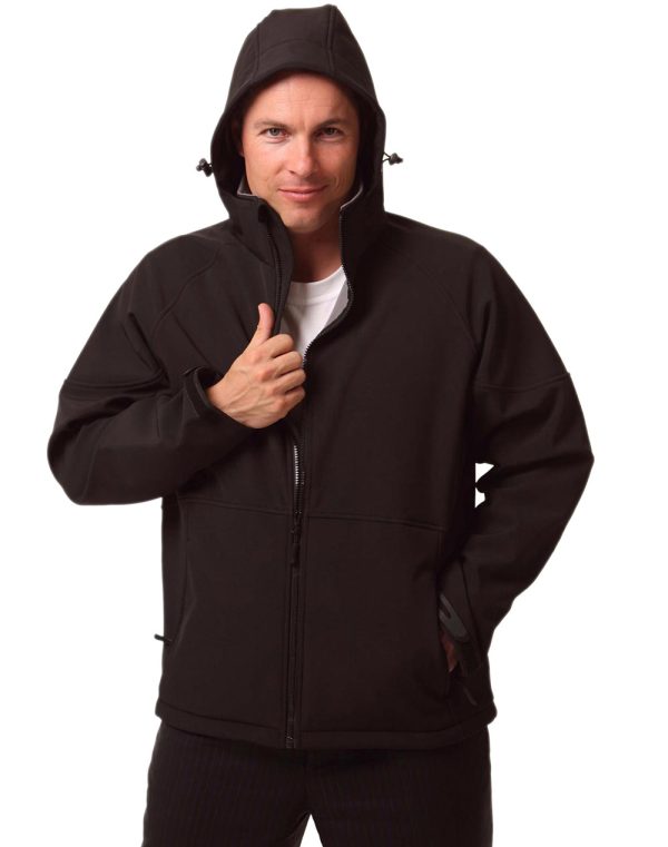 Men???s Softshell Full Zip Hoodie