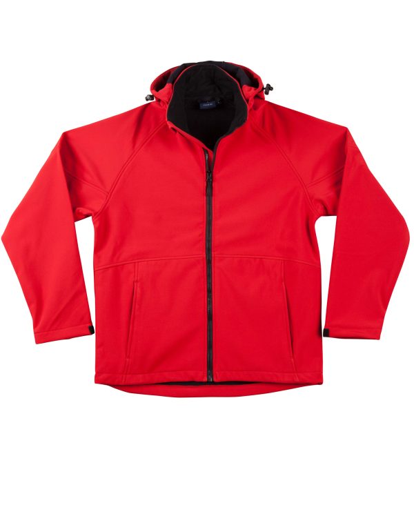 Men???s Softshell Full Zip Hoodie - Image 5