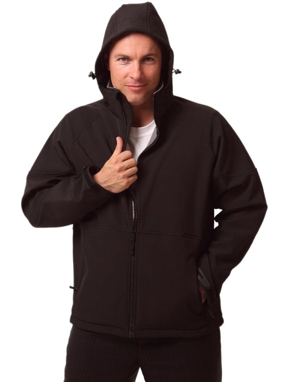 Men???s Softshell Full Zip Hoodie - Image 2