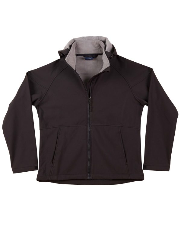 Ladies??? Softshell Full Zip Hoodie - Image 3