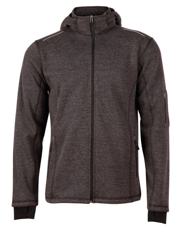 Men's Heather Bonded Fleece Jacket - Image 3