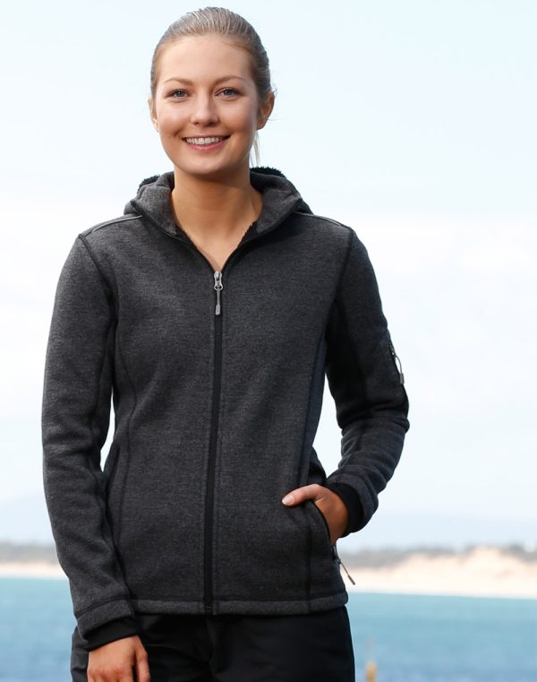 Ladies' Heather Bonded Fleece Jacket