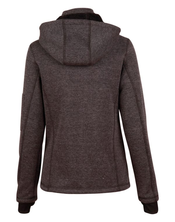 Ladies' Heather Bonded Fleece Jacket - Image 2
