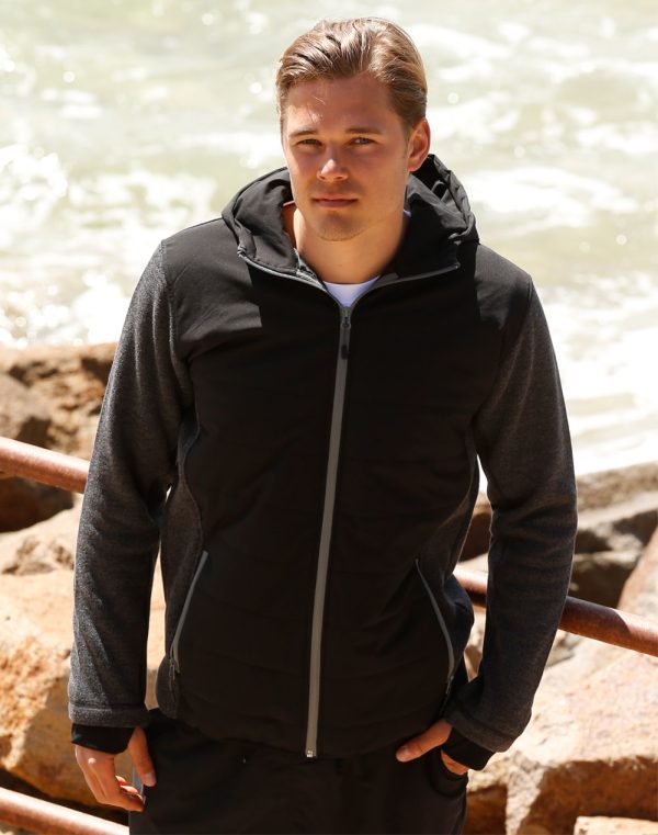 Men's Heather Sleeve/Quilted Body Jacket