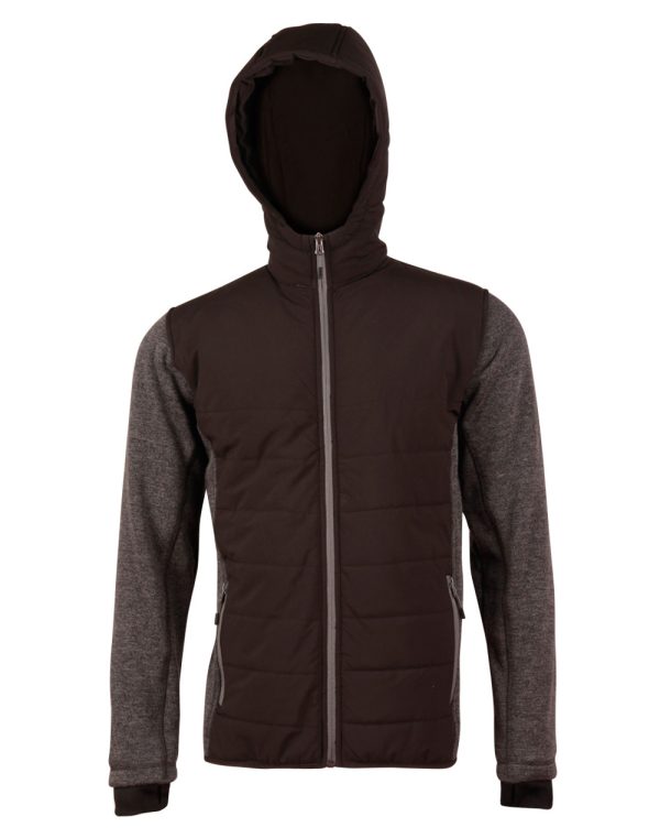 Men's Heather Sleeve/Quilted Body Jacket - Image 3