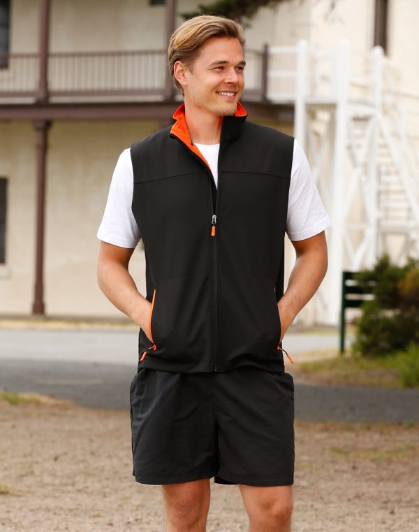 Men's Softshell Contrast Vest