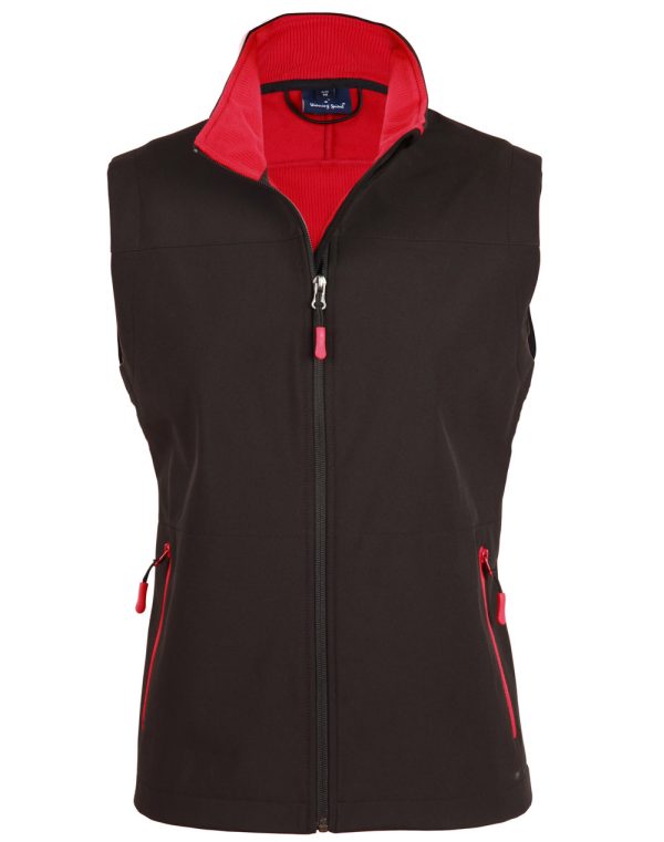 Ladies' Softshell Contrast Vest - Image 5