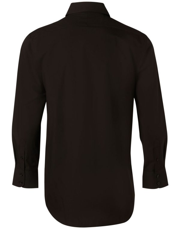 Men's Cotton/Poly Stretch L/S Shirt - Image 2