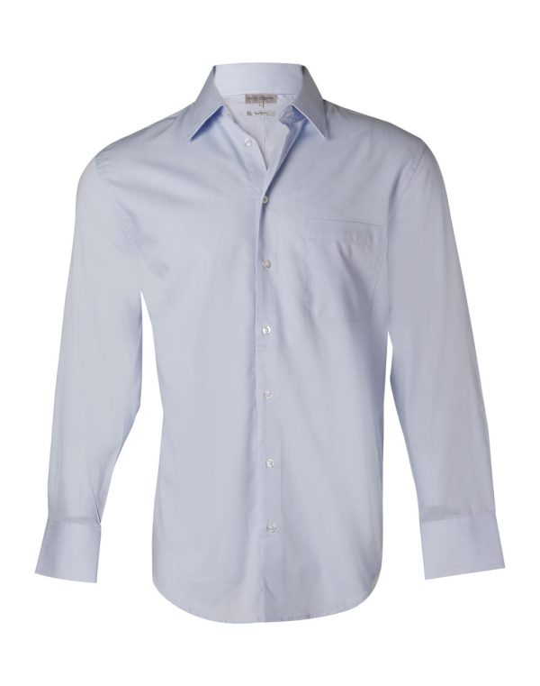 Men's Fine Twill L/S Shirt - Image 3