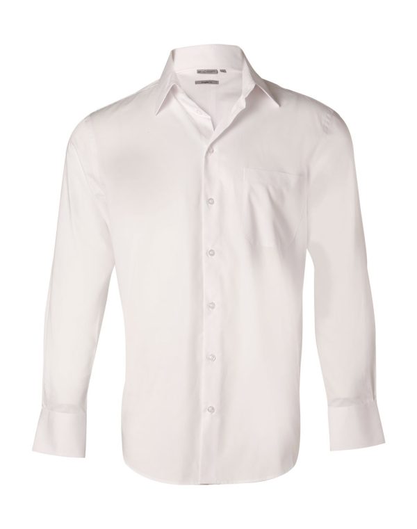 Men's Fine Twill L/S Shirt - Image 4