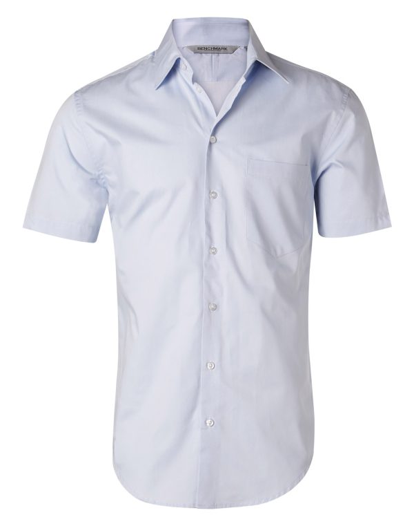 Men's Fine Twill S/S Shirt - Image 3
