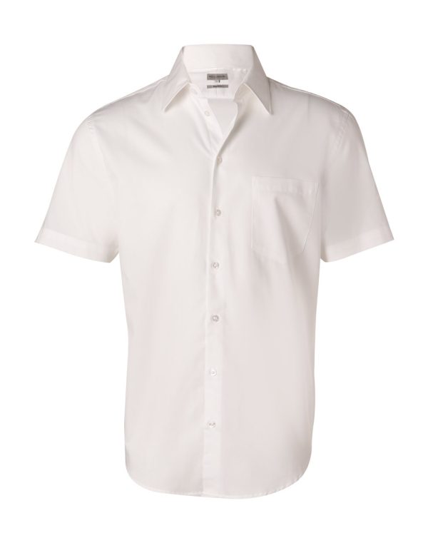Men's Fine Twill S/S Shirt - Image 4