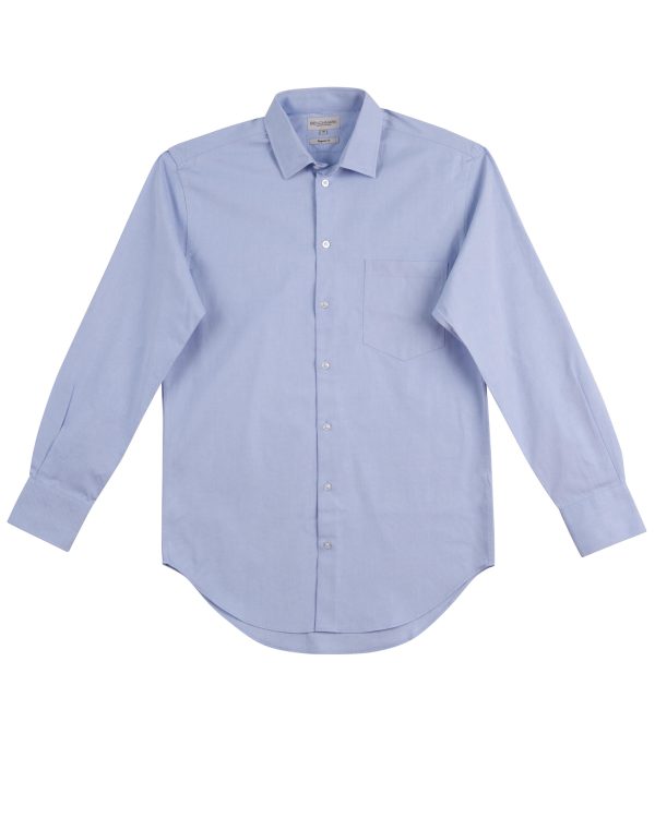 Men's CVC Oxford L/S Shirt - Image 3