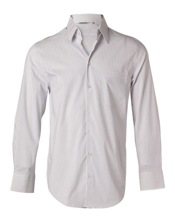 Men's Ticking Stripe L/S Shirt - Image 4