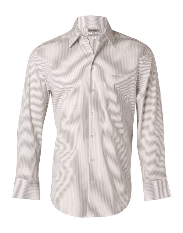 Men's Ticking Stripe L/S Shirt - Image 5