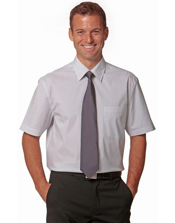 Men's Ticking Stripe S/S Shirt - Image 2