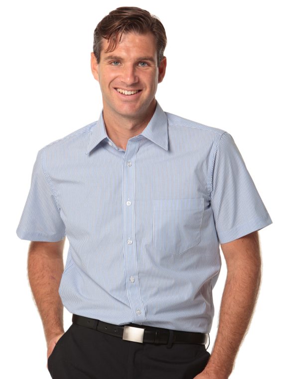 Men's Balance Stripe Short Sleeve Shirt - Image 3
