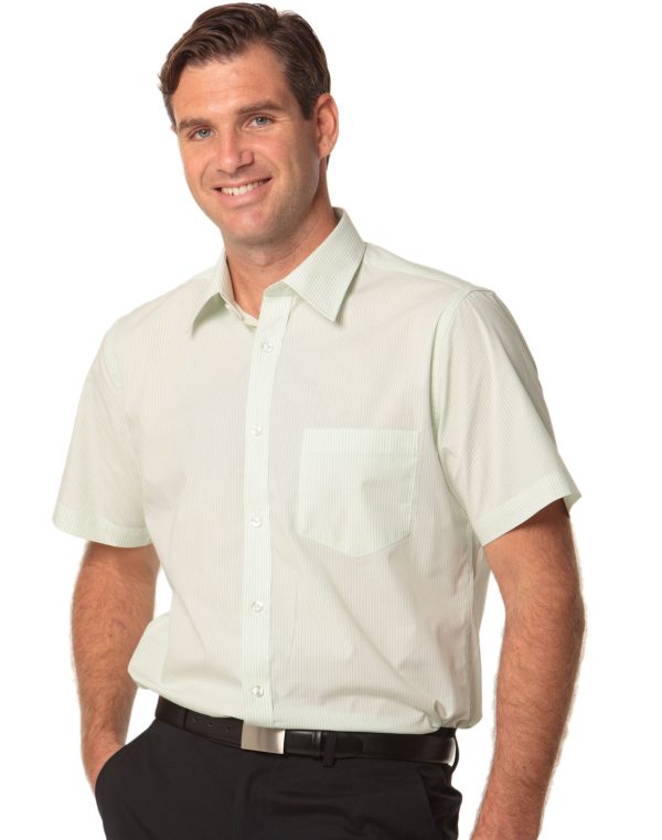Men's Balance Stripe Short Sleeve Shirt - Image 4