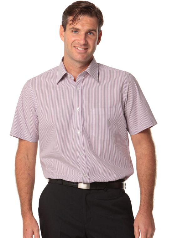 Men's Balance Stripe Short Sleeve Shirt - Image 6