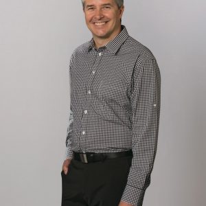Men's Gingham Check Roll-up L/S Shirt