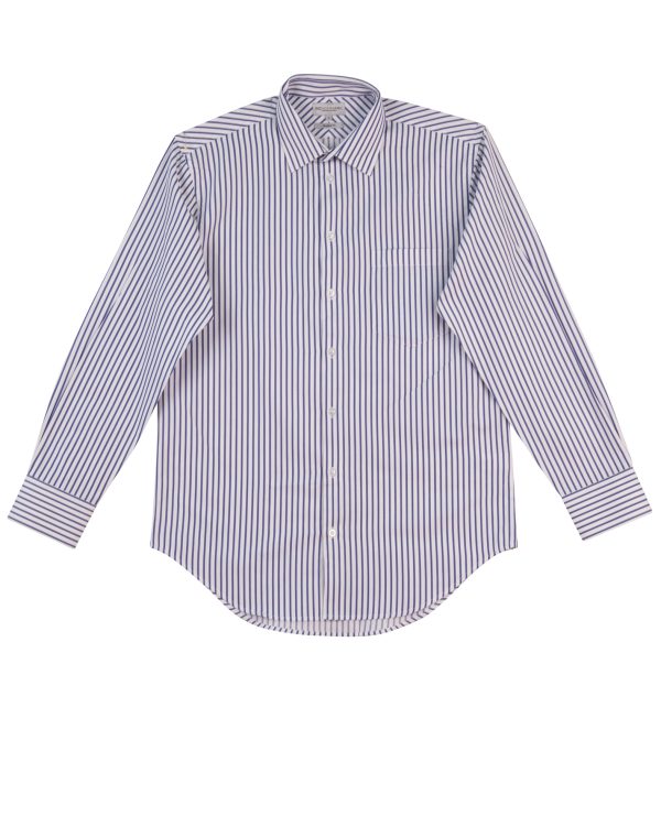 Men???s Sateen Stripe L/S Shirt - Image 3