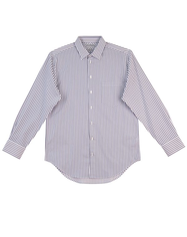 Men???s Sateen Stripe L/S Shirt - Image 4