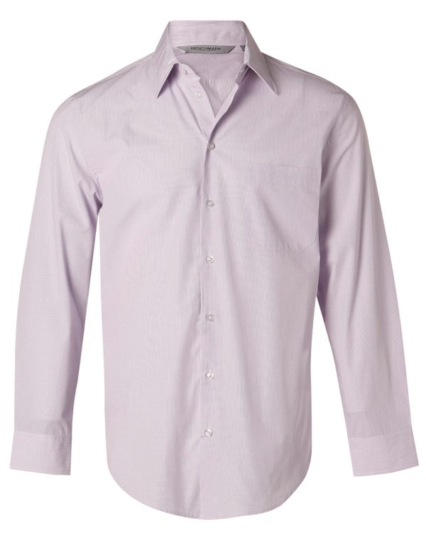 Men's Mini Check L/S Shirt - Image 3