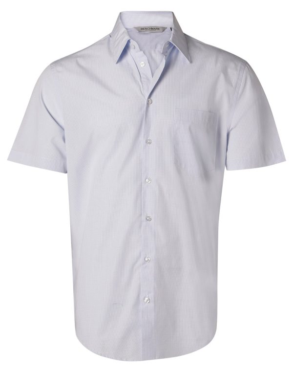 Men's Mini Check S/S Shirt - Image 4