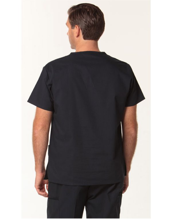 Unisex Scrubs Short Sleeve Tunic Top - Image 2