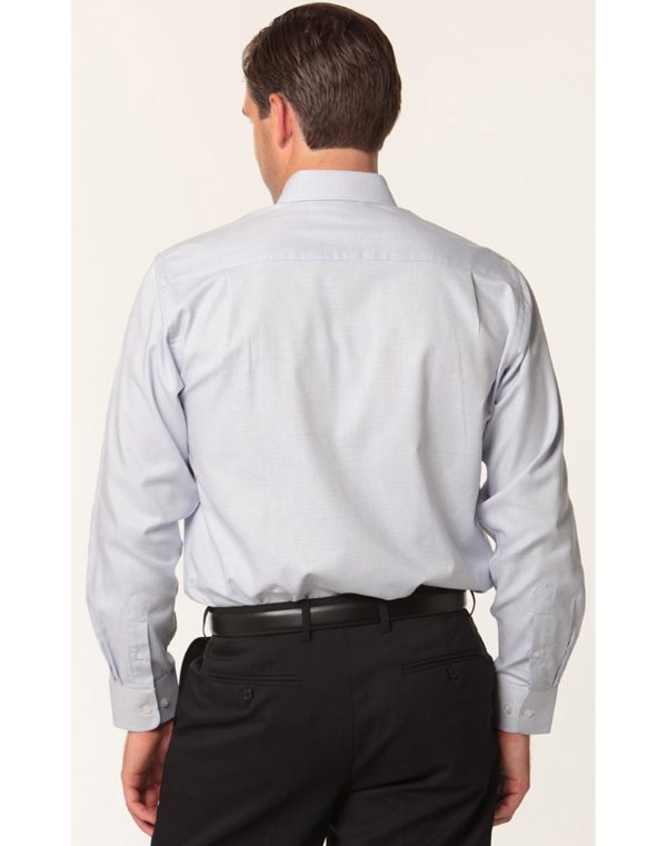Men's Dot Contrast Long Sleeve Shirt - Image 2