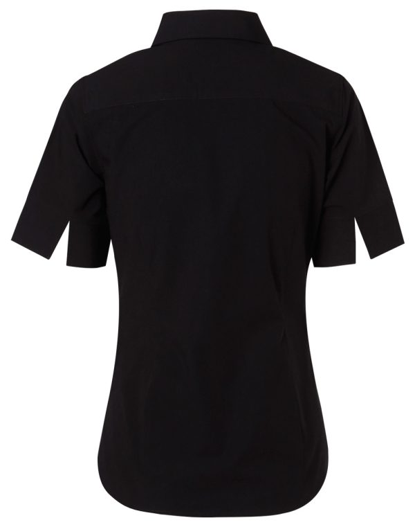 Women's Cotton/Poly Stretch S/S Shirt - Image 2
