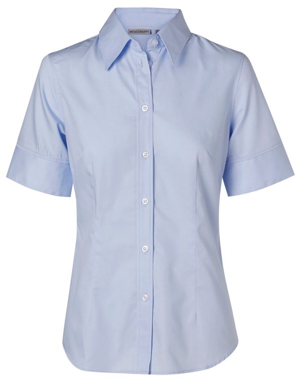 Women's Fine Twill S/S Shirt - Image 3