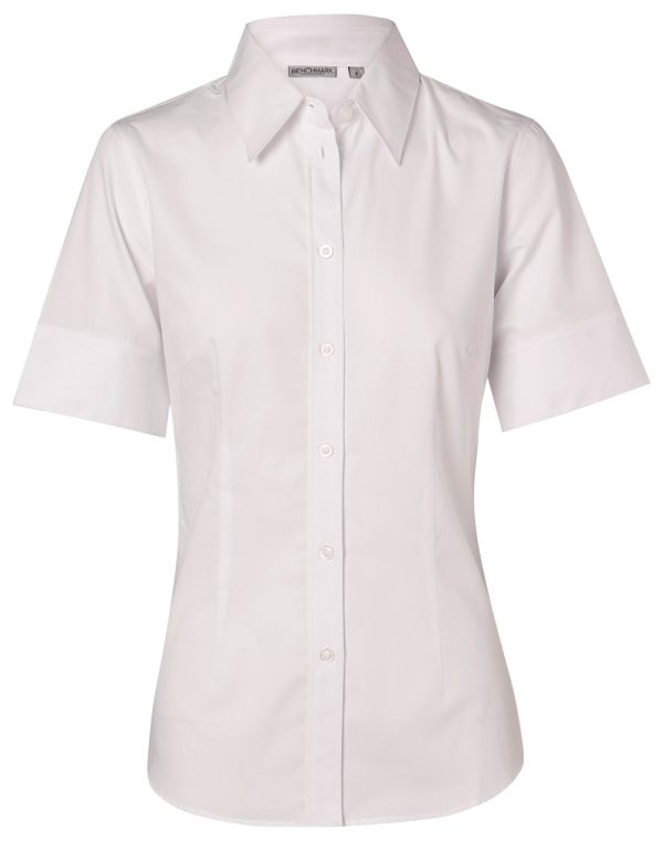 Women's Fine Twill S/S Shirt - Image 4