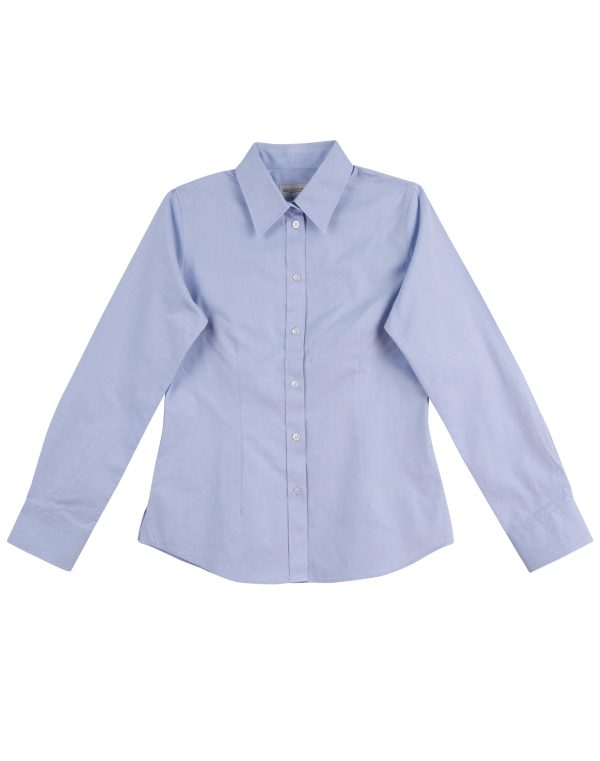 Women's CVC Oxford L/S Shirt - Image 3