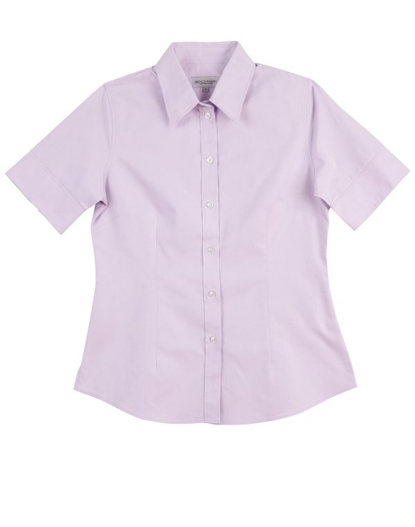 Women's CVC Oxford S/S Shirt - Image 4