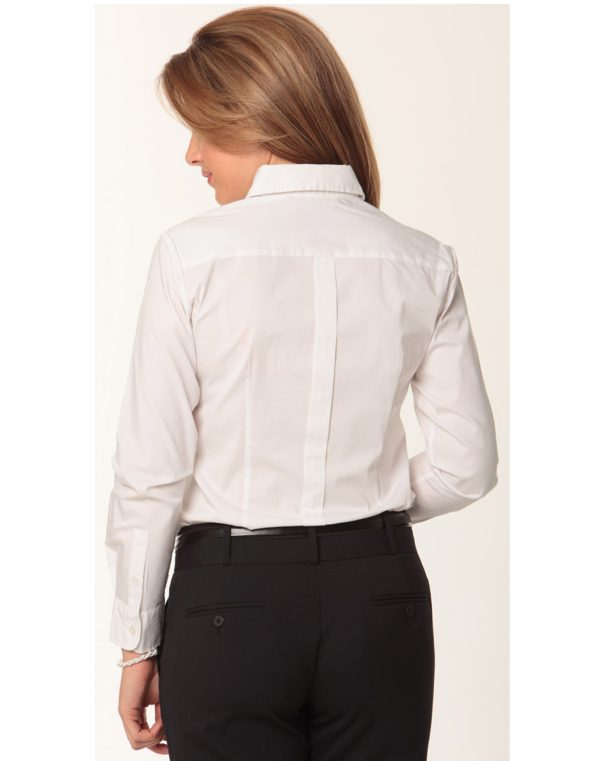 Women's Stretch Tuck Front Long Sleeve Shirt - Image 2