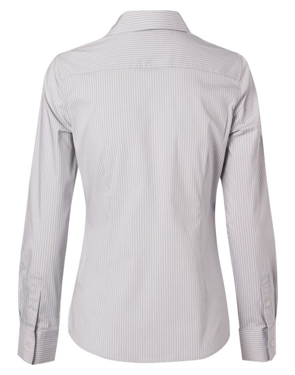 Women's Ticking Stripe L/S Shirt - Image 2
