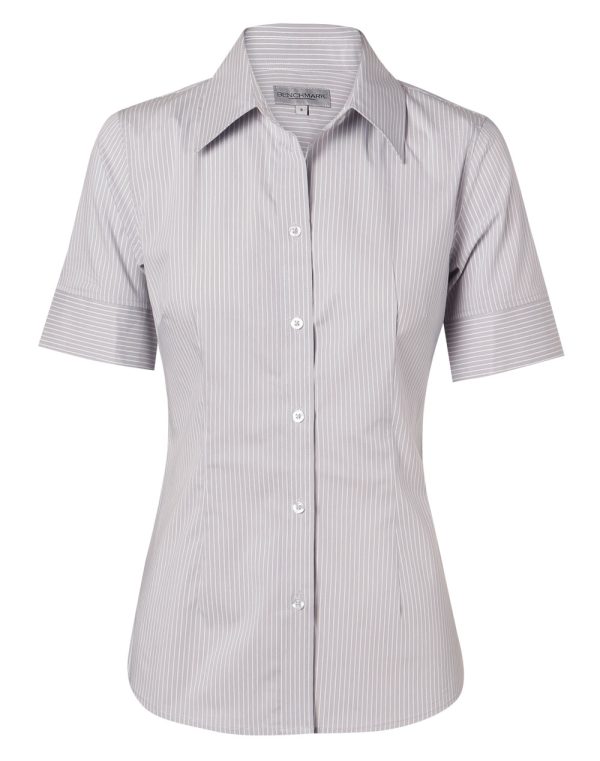Women's Ticking Stripe S/S Shirt - Image 3