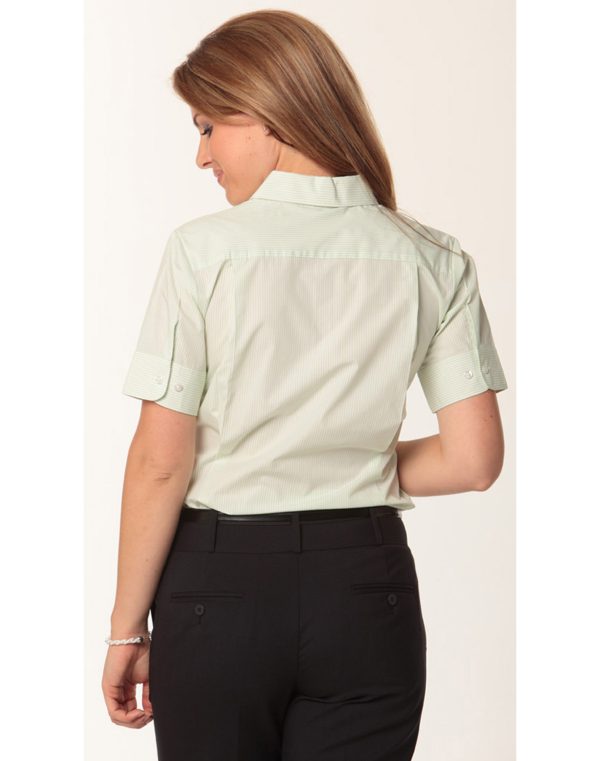 Women's Balance Stripe Short Sleeve Shirt - Image 2