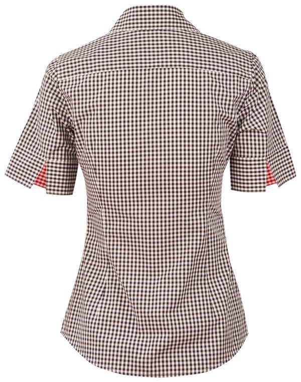 Women's Gingham Check S/S Shirt - Image 2