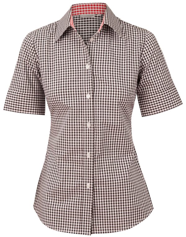 Women's Gingham Check S/S Shirt - Image 3