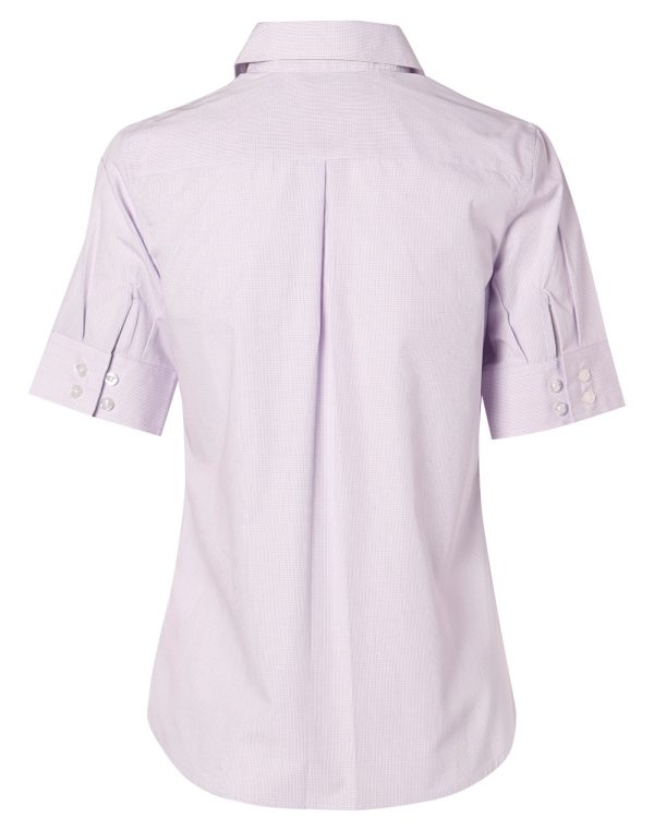 Women's Mini Check S/S Shirt - Image 2