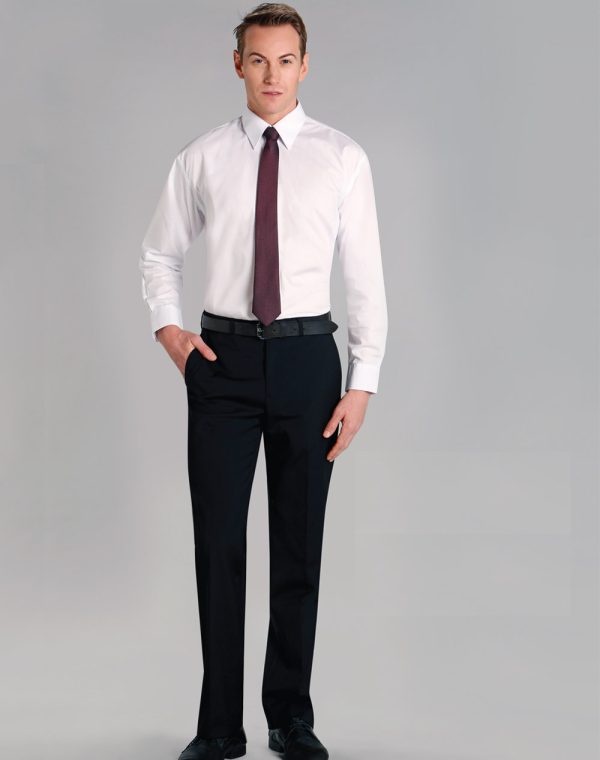 Men's Wool Blend Stretch Flexi Waist Pants