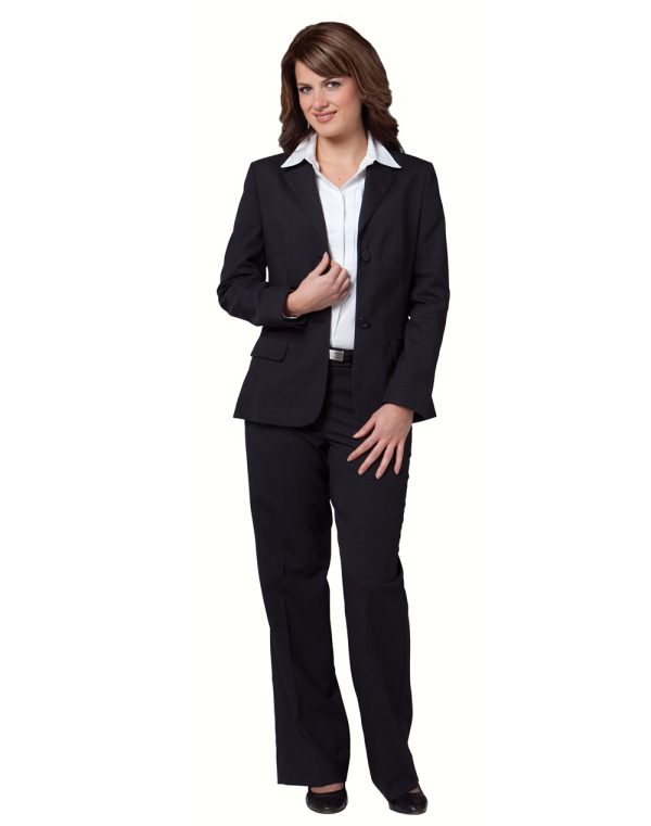 Women's Slim Leg Flexi Waist Pants in Wool Stretch